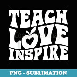 retro groovy teacher inspirational happy back to school - stylish sublimation digital download