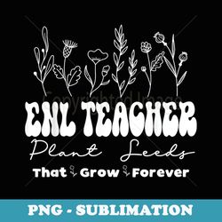 enl teacher plant seeds back to school teaching matching - premium sublimation digital download