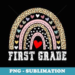 s first grade rainbow girls boys teacher team 1st grade squad - stylish sublimation digital download