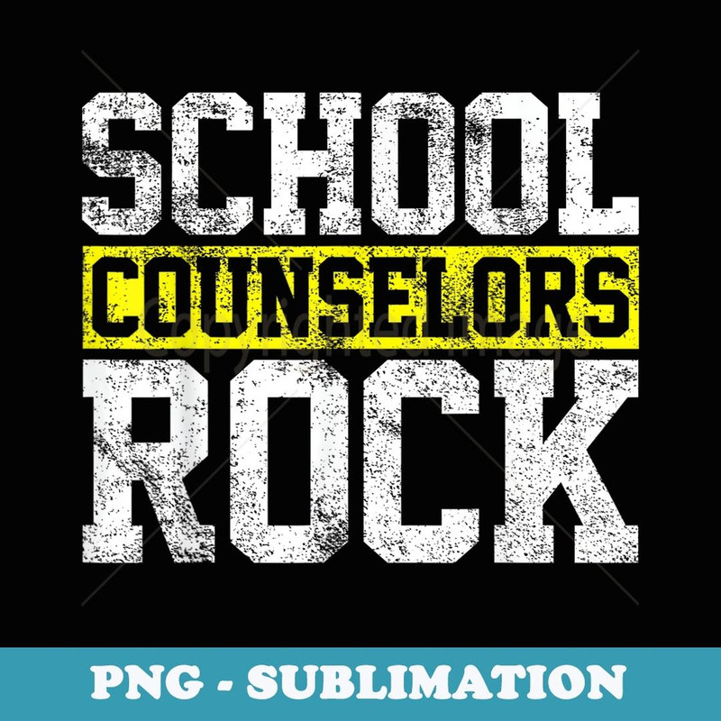 Teacher Counselor Back to School - Sublimation PNG File