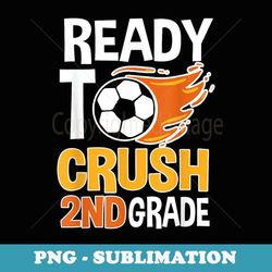 back to school 2nd grade soccer sport player student teacher - digital sublimation download file