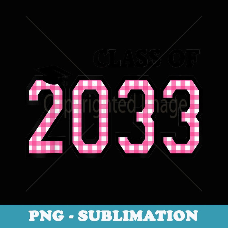 Class Of 2033 Handprints Space On Back School Keepsake s - Artistic Sublimation Digital File