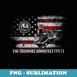 s uss theodore roosevelt cvn-71 patriotic veterans day - trendy sublimation digital download