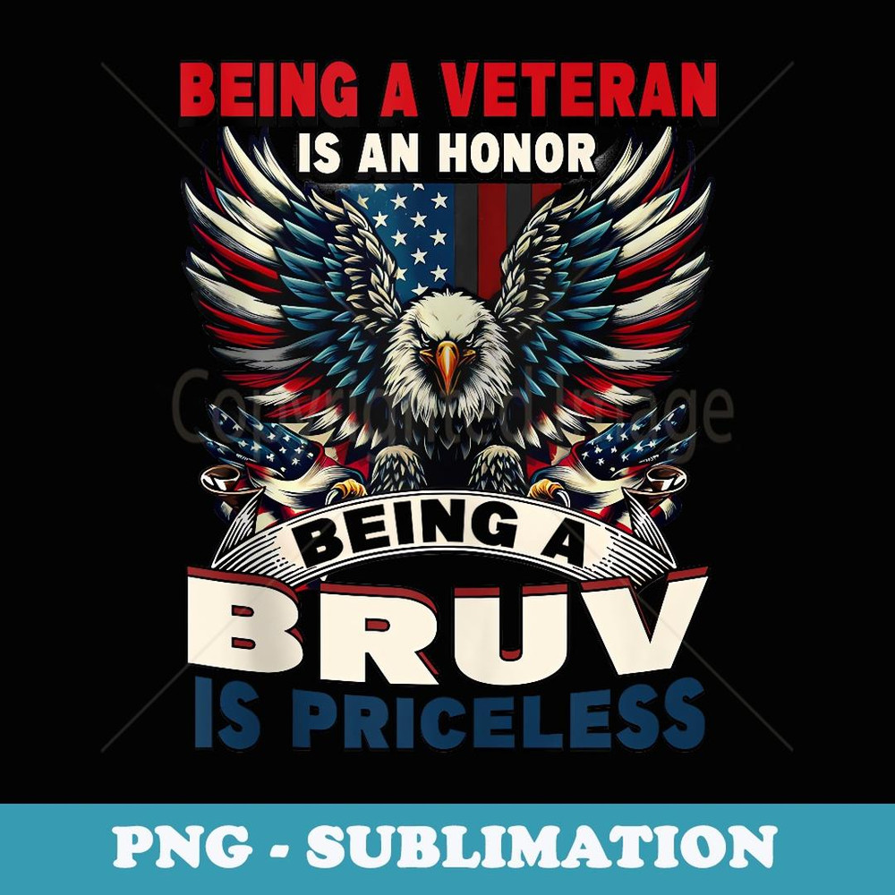 Veteran Bruv Brother USA Flag 4th Of July - Elegant Sublimation PNG Download
