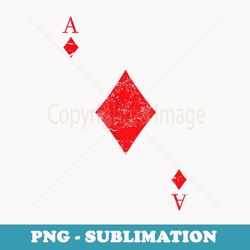 ace of diamonds playing cards easy halloween costume - unique sublimation png download