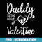 Husband Baby Reveal Valentines Pregnancy Announcement Daddy - Stylish Sublimation Digital Download