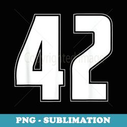 halloween group costume 42 sports jersey number 42 - sublimation png file