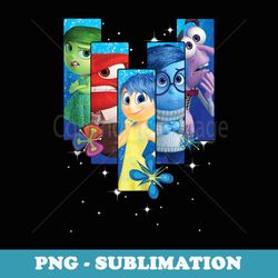 disney inside out riley's emotions box - retro png sublimation digital download