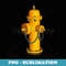 Fire Hydrant Fire Fireman Fighter - Sublimation PNG File