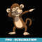 Dabbing Monkey - Funny Monkey - Premium Sublimation Digital Download