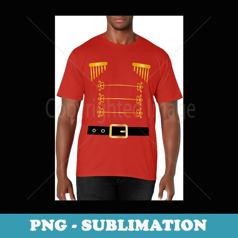 Toy Soldier DIY Nutcracker Christmas Costume Uniform - Modern Sublimation PNG File