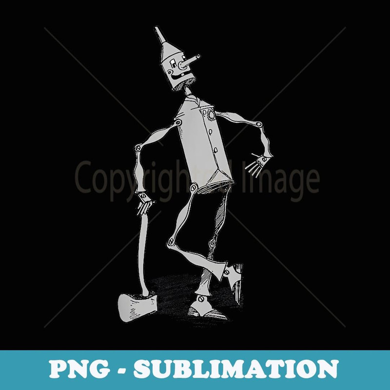 Oz Tinman - The Wizard Of OZ -Tin Man - Artistic Sublimation Digital File