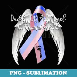 miscarriage daddy of angel pregnancy loss baby infant - elegant sublimation png download