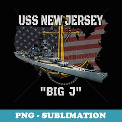 uss new jersey bb-62 battleship veterans day warship father - instant png sublimation download
