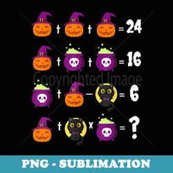 funny math teacher halloween order of operations pemdas quiz - elegant sublimation png download