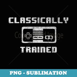classically trained video game - instant png sublimation download