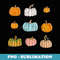 Pumpkin Types And Varieties Cute Pumpkin For Halloween - Exclusive PNG Sublimation Download