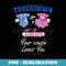 Touch Down Or Tutus Your Cousin Loves You Gender Reveal - Unique Sublimation PNG Download