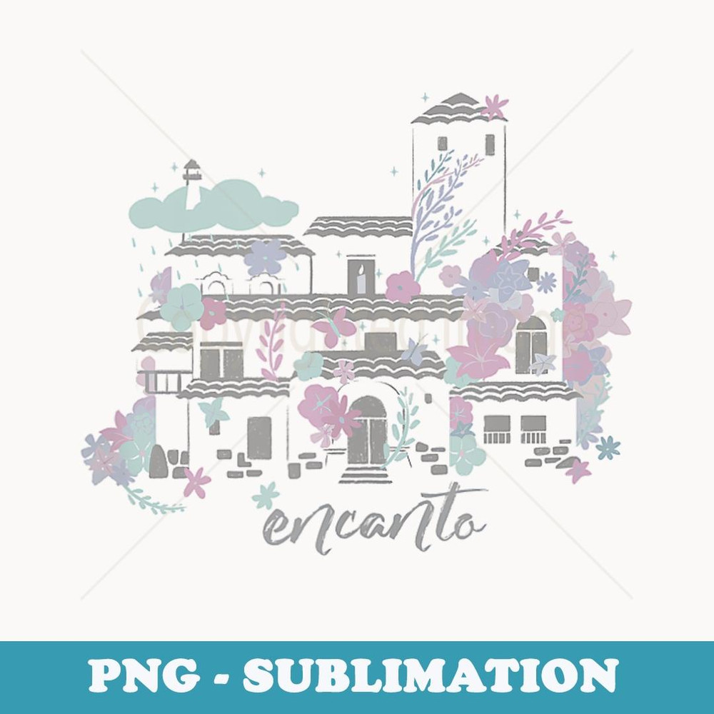 Disney Encanto Floral House Logo - Modern Sublimation PNG File
