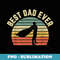 Vintage Best Dad Ever Superhero Fun Father's Day - Instant PNG Sublimation Download