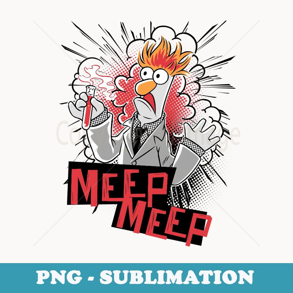 Disney The Muppets Beaker Meep Meep - Instant PNG Sublimation Download