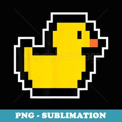 pixel little duck 80s video game halloween costume boys girl - digital sublimation download file