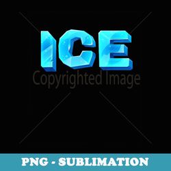 ice fire couple matching party costume family halloween - trendy sublimation digital download