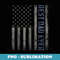 Mens Best Dad Ever American Flag Police For Fathers - Aesthetic Sublimation Digital File