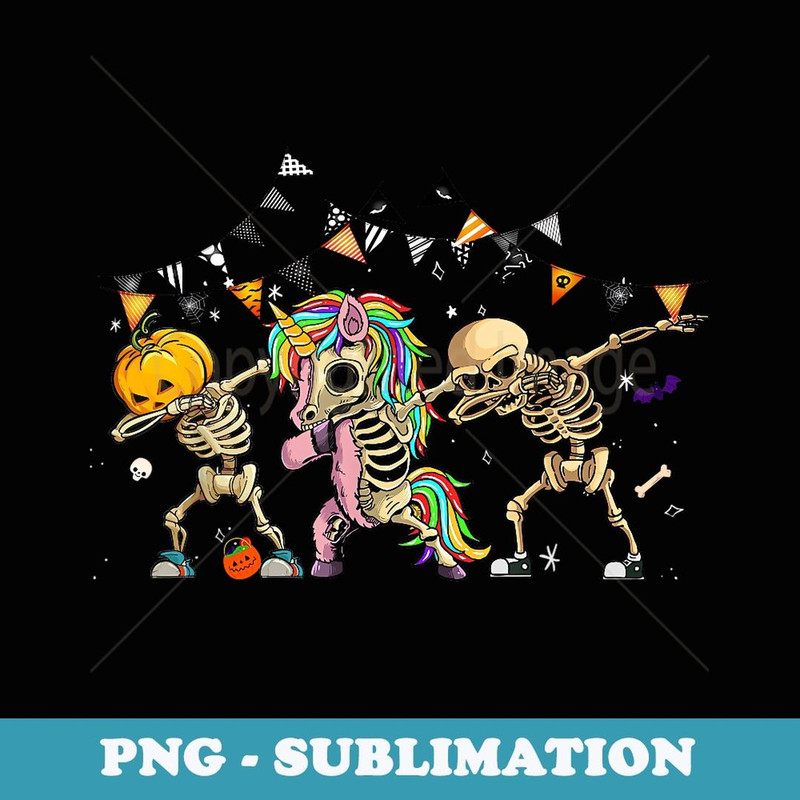 Halloween Dabbing Zombie Cool Skeleton scary pumpkin mummy - Stylish Sublimation Digital Download