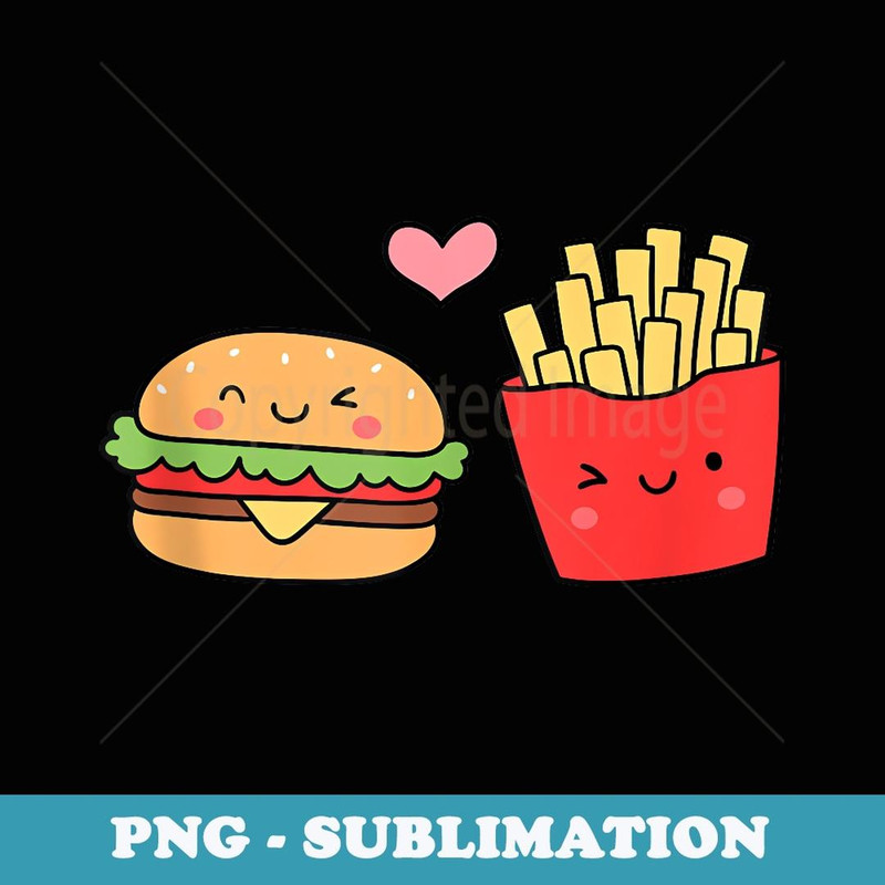 French Fry - Elegant Sublimation PNG Download