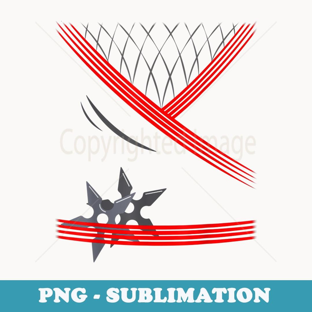 Ninja Costume One sided Halloween - Premium Sublimation Digital Download