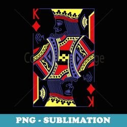 king of diamonds deck of cards playing cards halloween - aesthetic sublimation digital file