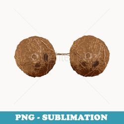 mb funny coconut summer coconuts bra funny halloween costume - sublimation digital download