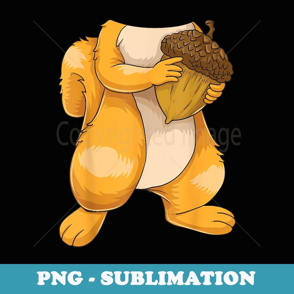 Cool Headless Squirrel Halloween Costume Funny Lazy DIY - Exclusive Sublimation Digital File