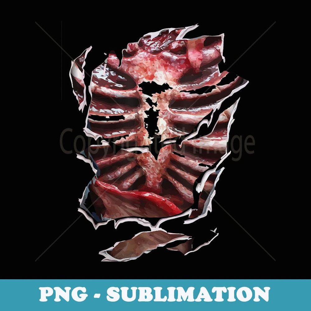 Halloween Zombie Gore DIY Costume - Artistic Sublimation Digital File