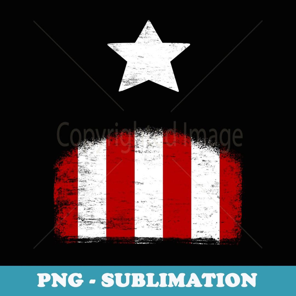 Marvel Captain America Classic Avengers Halloween Costume - High-Resolution PNG Sublimation File