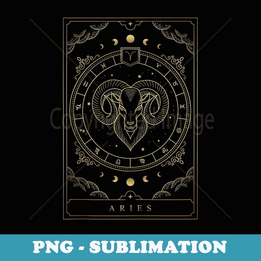 Aries Horoscope And Zodiac Constellation Symbol - Elegant Sublimation PNG Download