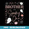 Brother of the Spooky One Girl First Birthday Pink Halloween - Sublimation PNG File
