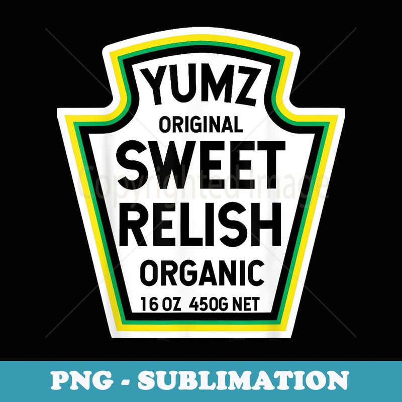 Sweet Relish Easy Halloween Costume Matching Group Couples - Premium Sublimation Digital Download