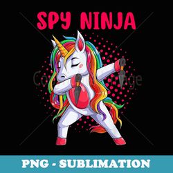 cool gaming spy unicorn ninja gamer boy girl ninjas - exclusive sublimation digital file