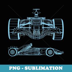 racing car schematic engineer formula team fan - modern sublimation png file