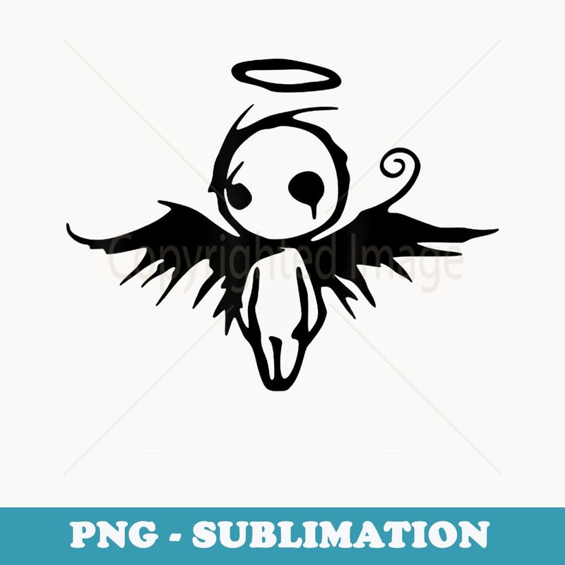 Cute Angel Vintage Couple Matching Halloween Party Costume - PNG Sublimation Digital Download