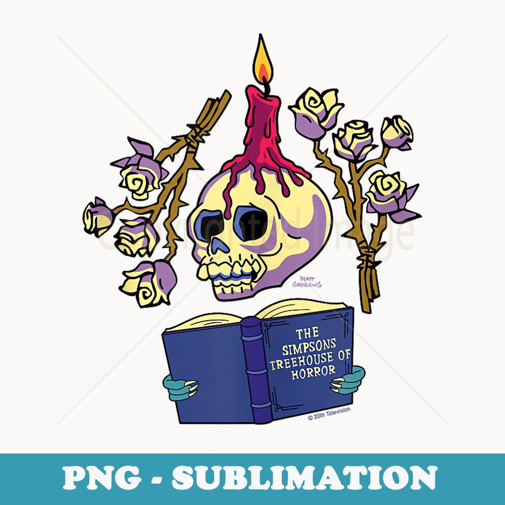 The Simpsons Treehouse of Horror - PNG Transparent Sublimation Design