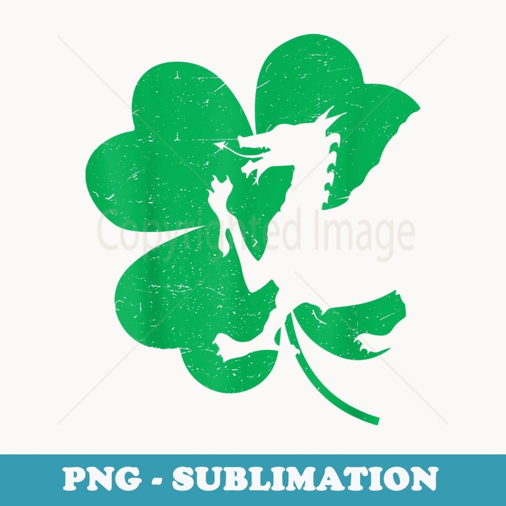 Mens St Patricks Day Shamrock Irish Dragon Funny Saint Paddy's - Exclusive PNG Sublimation Download