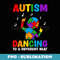 Autism Awareness Boys Autism Dancing To A Different Beat - Exclusive Sublimation Digital File