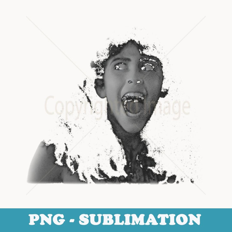 Sleepaway Camp Angela Scream Classic 80's Retro Horror Film - Signature Sublimation PNG File