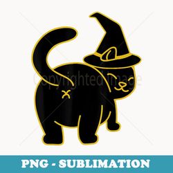 kitty butthole funny halloween cat butt for cat lovers - trendy sublimation digital download