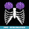Mermaid Skeleton Sea Shell Bra Costume Halloween for - Elegant Sublimation PNG Download