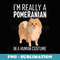 My Human Costume I'm A Pomeranian Dog Halloween Pom Puppy - Digital Sublimation Download File