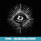 All Seeing Eye of Evil Ancient Malevolent Magic Glare Curse - PNG Transparent Sublimation Design